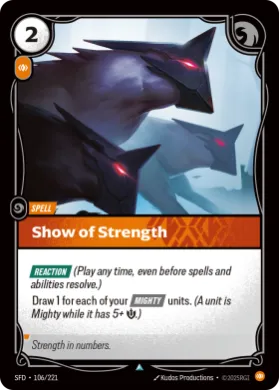 Show of Strength (SFD SFD-106/221) Spiritforged