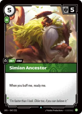 Simian Ancestor (SFD SFD-047/221) Spiritforged