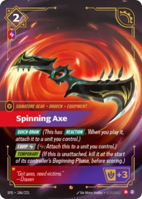 Spinning Axe (SFD SFD-186/221) Spiritforged