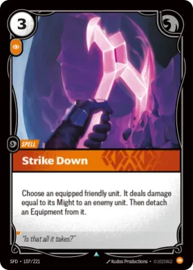 Strike Down (SFD SFD-107/221) Spiritforged