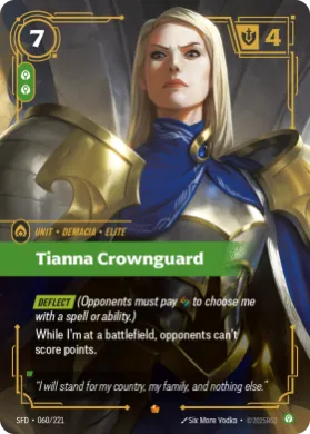 Tianna Crownguard (SFD SFD-060/221) Spiritforged