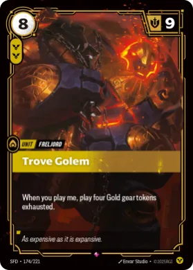 Trove Golem (SFD SFD-174/221) Spiritforged