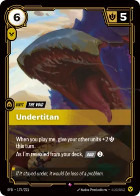 Undertitan (SFD SFD-175/221) Spiritforged