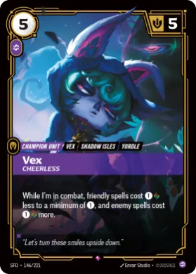 Vex, Cheerless (SFD SFD-146/221) Spiritforged