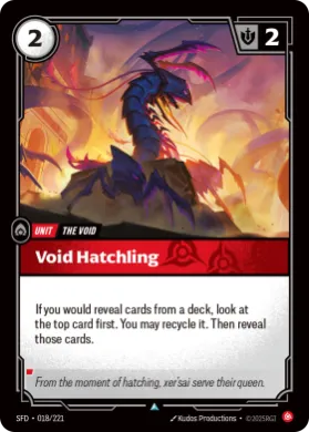 Void Hatchling (SFD SFD-018/221) Spiritforged