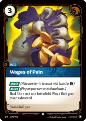 Wages of Pain (SFD SFD-070/221) Spiritforged