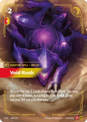 Void Rush (SFD SFD-188/221) Spiritforged