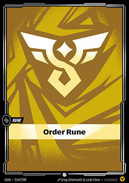 Order Rune – V.1 - Common