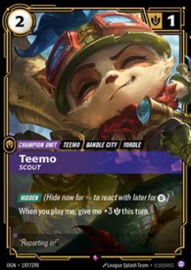 Teemo, Scout ( OGN-197/298) Origins Main Set