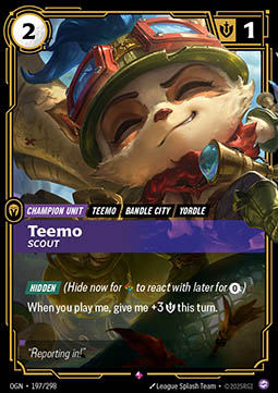 Teemo, Scout – V.1 - Rare