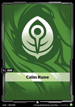 Calm Rune – V.1 - Common