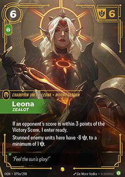 Leona, Zealot – V.2 - Showcase