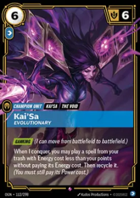 Kai'Sa, Evolutionary ( OGN-112/298) Origins Main Set