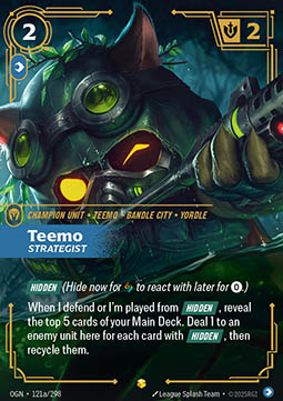 Teemo, Strategist – V.2 - Showcase