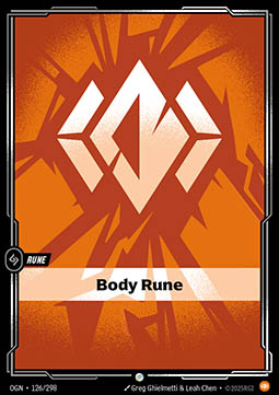 Body Rune – V.1 - Common