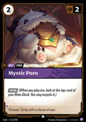 Mystic Poro ( OGN-171/298) Origins Main Set