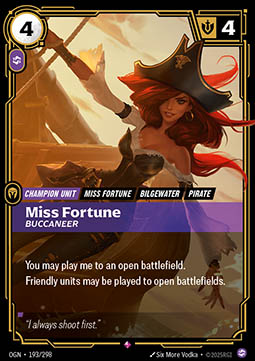 Miss Fortune, Buccaneer – V.1 - Rare