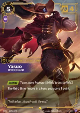 Yasuo, Windrider ( OGN-205a/298) Origins Main Set