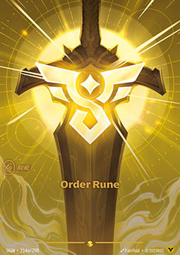 Order Rune – V.2 - Showcase