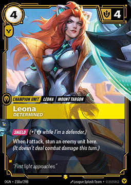 Leona, Determined – V.2 - Showcase
