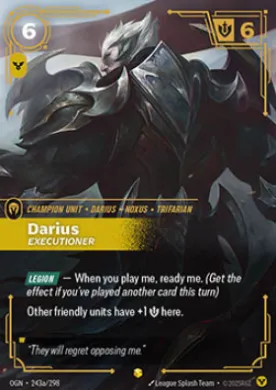 Darius, Executioner ( OGN-243a/298) Origins Main Set