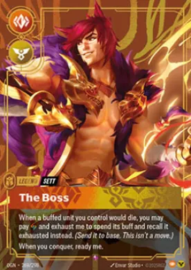 Sett, The Boss ( OGN-269/298) Origins Main Set