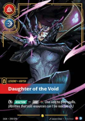 Kai'Sa, Daughter of the Void ( OGN-299/298) Origins Main Set