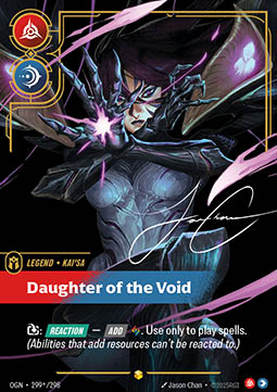Kai'Sa, Daughter of the Void – V.3 - Signed Showcase