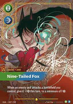 Ahri, Nine-Tailed Fox – V.3 - Signed Showcase