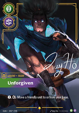 Yasuo, Unforgiven – V.3 - Signed Showcase