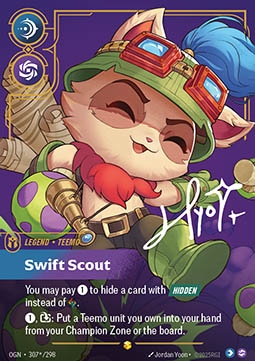 Teemo, Swift Scout – V.3 - Signed Showcase