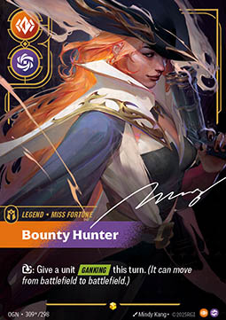 Miss Fortune, Bounty Hunter – V.3 - Signed Showcase