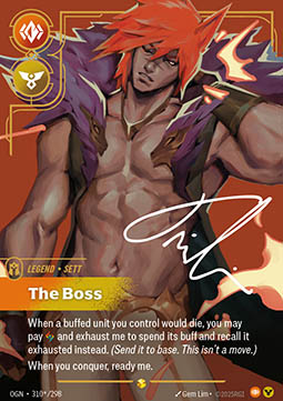 Sett, The Boss – V.3 - Signed Showcase