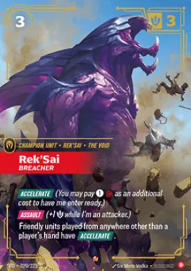 Rek'Sai, Breacher (SFD SFD-029/221) Spiritforged