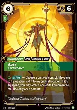 Azir, Ascendant – V.1 - Rare