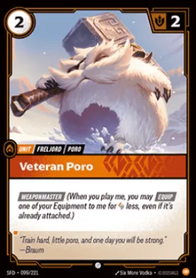 Veteran Poro (SFD SFD-099/221) Spiritforged