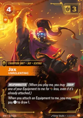 Jax, Unrelenting (SFD SFD-119/221) Spiritforged
