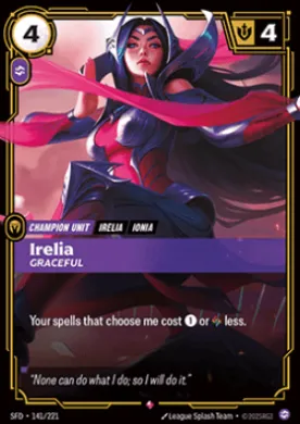 Irelia, Graceful (SFD SFD-141/221) Spiritforged