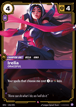 Irelia, Graceful – V.1 - Rare