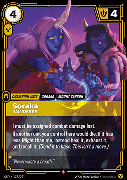 Soraka, Wanderer – V.1 - Rare