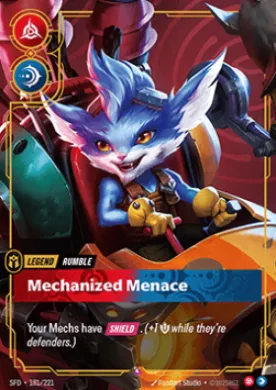 Rumble, Mechanized Menace (SFD SFD-181/221) Spiritforged