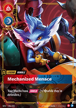 Rumble, Mechanized Menace – V.1 - Rare