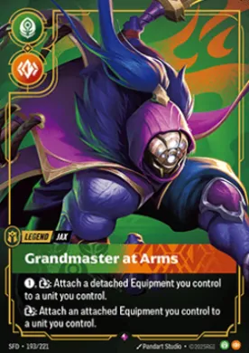 Jax, Grandmaster at Arms (SFD SFD-193/221) Spiritforged