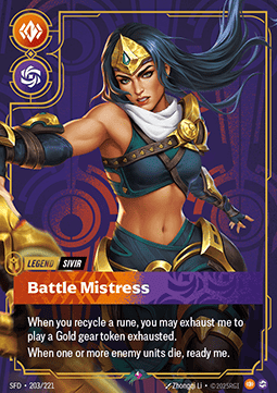Sivir, Battle Mistress – V.1 - Rare