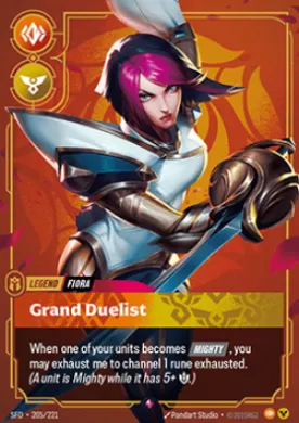 Fiora, Grand Duelist (SFD SFD-205/221) Spiritforged