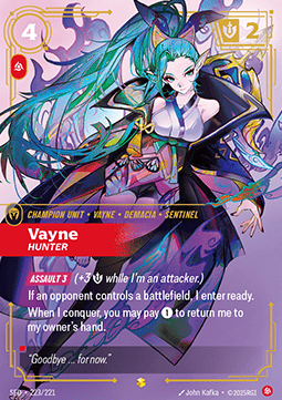 Vayne, Hunter – V.1 - Showcase