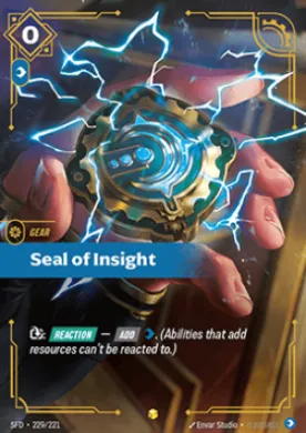 Seal of Insight (SFD SFD-229/221) Spiritforged