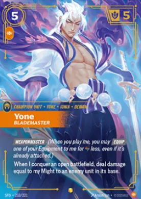 Yone, Blademaster (SFD SFD-233/221) Spiritforged