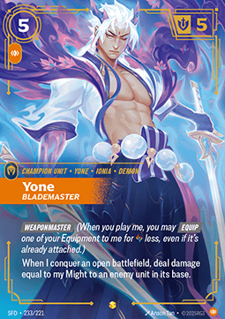 Yone, Blademaster – V.2 - Showcase
