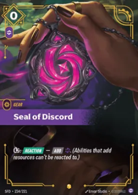 Seal of Discord (SFD SFD-234/221) Spiritforged